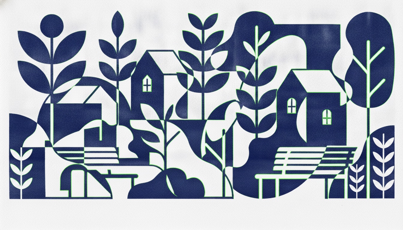 Ilustración botánica del barrio de Txabarri